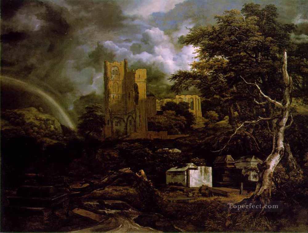 The Jewish Cemetary 2 landscape Jacob Isaakszoon van Ruisdael Oil Paintings
